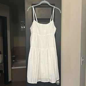 NWT SO White Babydoll Dress